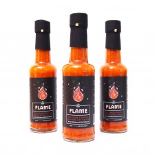 3 Pack of Flame Hot Sauce